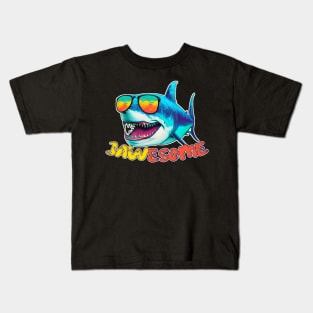 Jawsome! | Funny Shark Awesome Art Kids T-Shirt